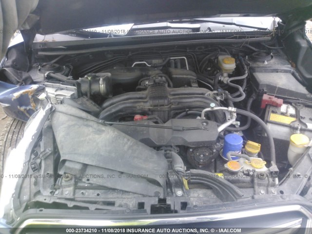 JF2GPABC0H8272375 - 2017 SUBARU CROSSTREK PREMIUM ლურჯი ფოტო 10