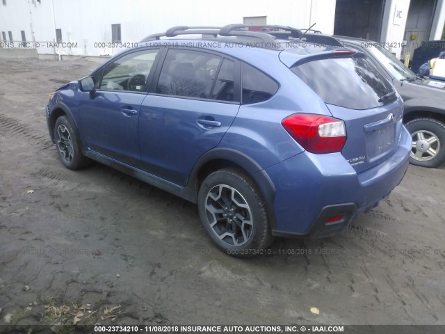JF2GPABC0H8272375 - 2017 SUBARU CROSSTREK PREMIUM ლურჯი ფოტო 3