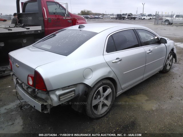 1G1ZC5E08CF316938 - 2012 CHEVROLET MALIBU 1LT SILVER photo 4