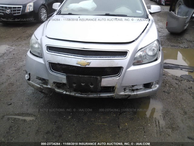 1G1ZC5E08CF316938 - 2012 CHEVROLET MALIBU 1LT SILVER photo 6