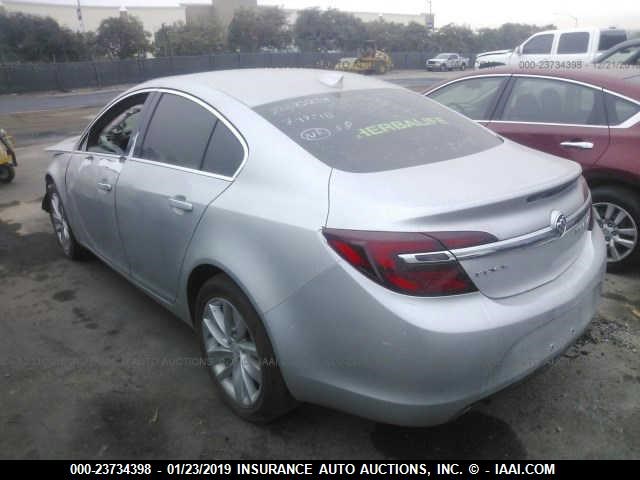 2G4GK5EX5G9147969 - 2016 BUICK REGAL SILVER photo 3