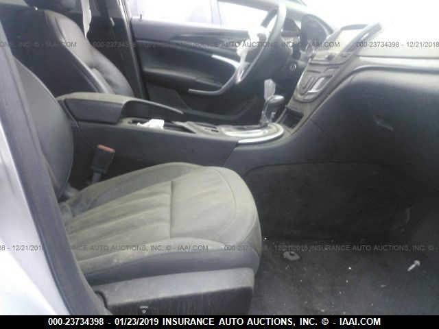 2G4GK5EX5G9147969 - 2016 BUICK REGAL SILVER photo 5