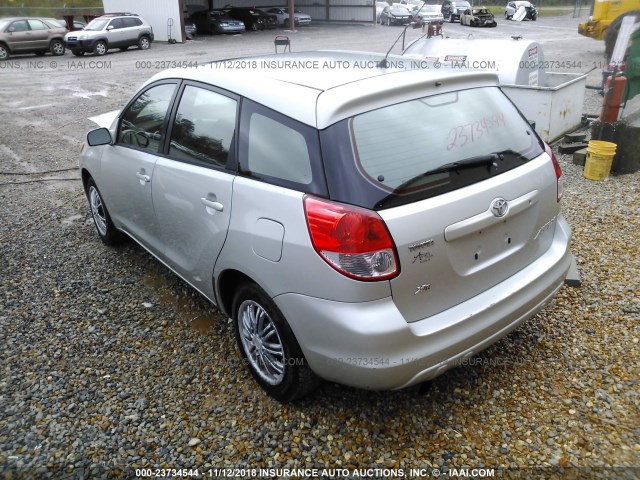 2T1KR32E23C045010 - 2003 TOYOTA COROLLA MATRIX  SILVER photo 3