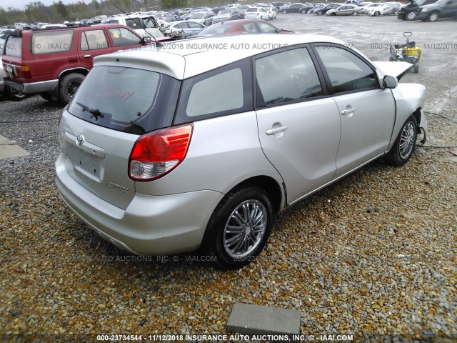 2T1KR32E23C045010 - 2003 TOYOTA COROLLA MATRIX  SILVER photo 4