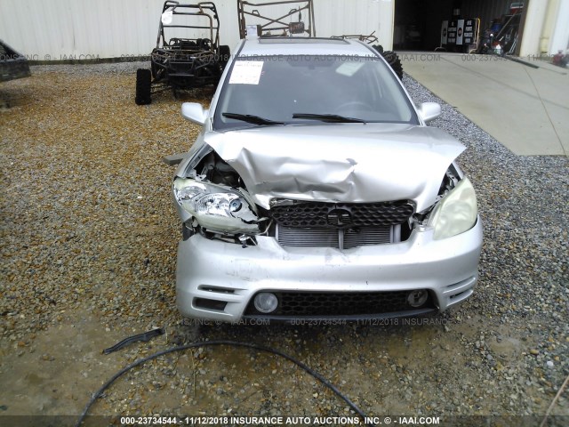2T1KR32E23C045010 - 2003 TOYOTA COROLLA MATRIX  SILVER photo 6
