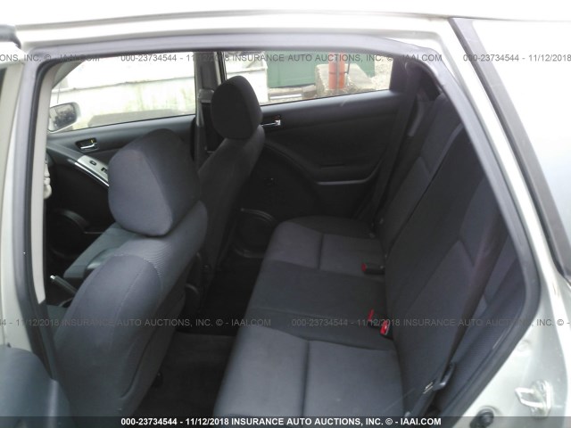 2T1KR32E23C045010 - 2003 TOYOTA COROLLA MATRIX  SILVER photo 8