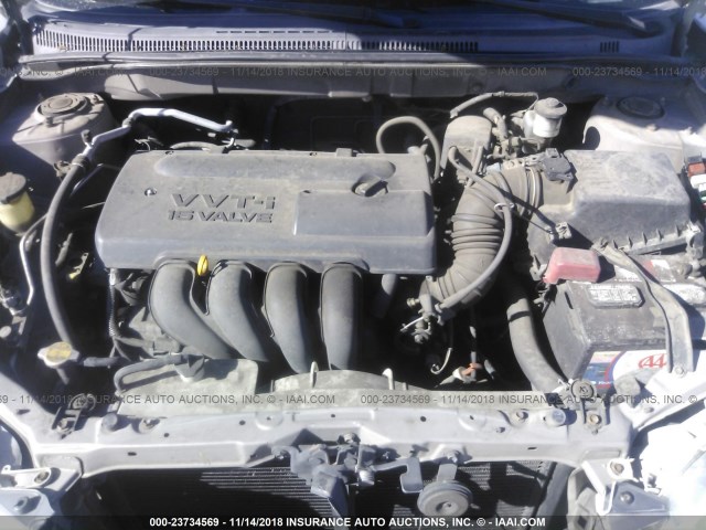 1NXBR32E33Z060498 - 2003 TOYOTA COROLLA CE/LE/S Champagne photo 10