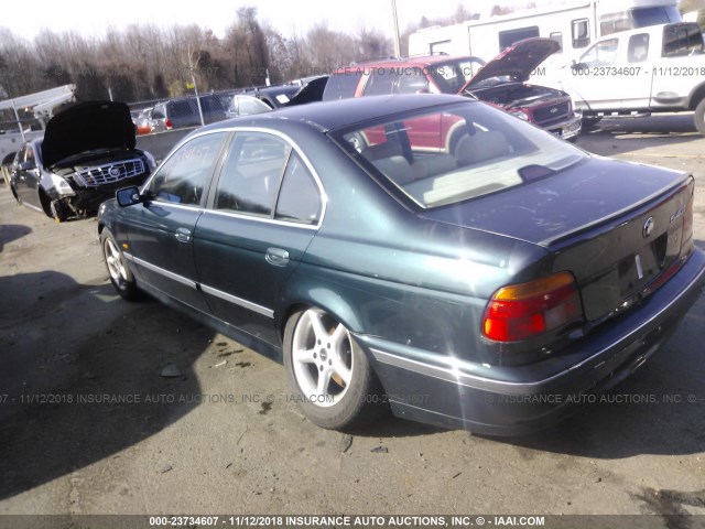 WBADE532XVBV90021 - 1997 BMW 540 I GREEN photo 3