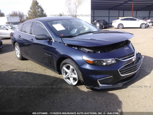 1G1ZB5ST4JF105993 - 2018 CHEVROLET MALIBU LS 深蓝色 照片 1
