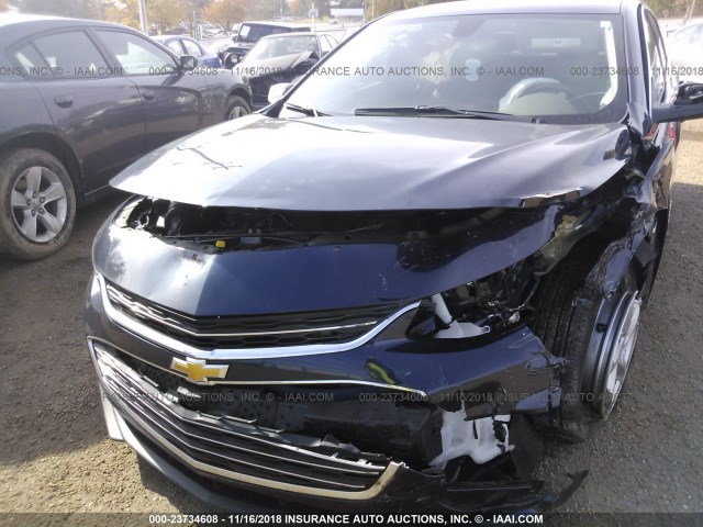 1G1ZB5ST4JF105993 - 2018 CHEVROLET MALIBU LS 深蓝色 照片 6