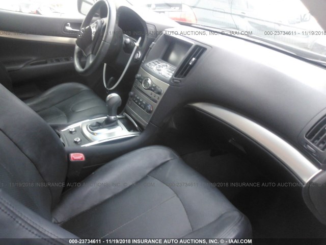 JN1CV6AP6BM303926 - 2011 INFINITI G37 SPORT BLACK photo 5