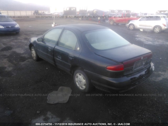 1MEFM6536YK613226 - 2000 MERCURY MYSTIQUE GS/SPORT BLACK photo 3