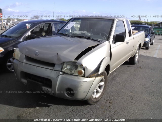 1N6DD26TX3C433411 - 2003 NISSAN FRONTIER KING CAB XE SILVER photo 2
