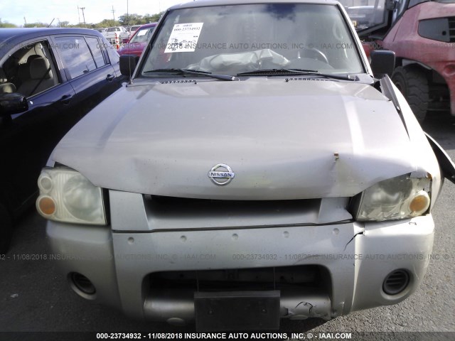1N6DD26TX3C433411 - 2003 NISSAN FRONTIER KING CAB XE SILVER photo 6