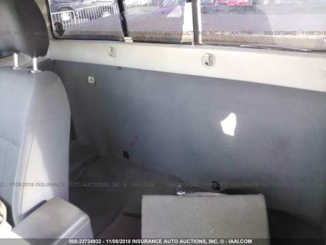 1N6DD26TX3C433411 - 2003 NISSAN FRONTIER KING CAB XE SILVER photo 8