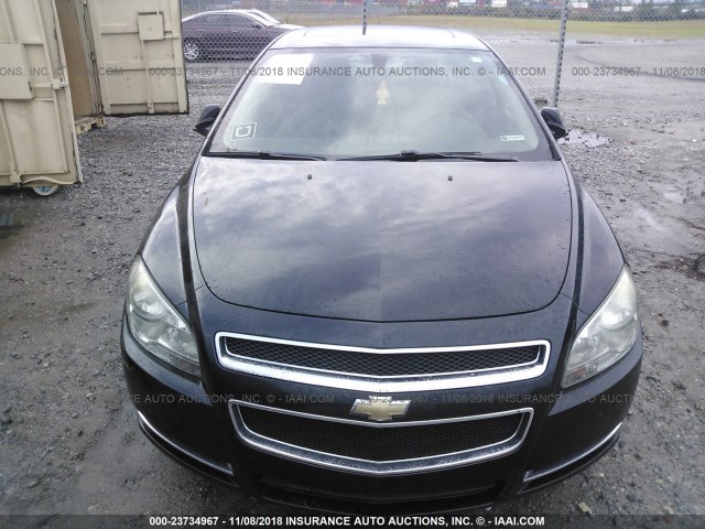 1G1ZH57BX9F256363 - 2009 CHEVROLET MALIBU 1LT BLACK photo 6