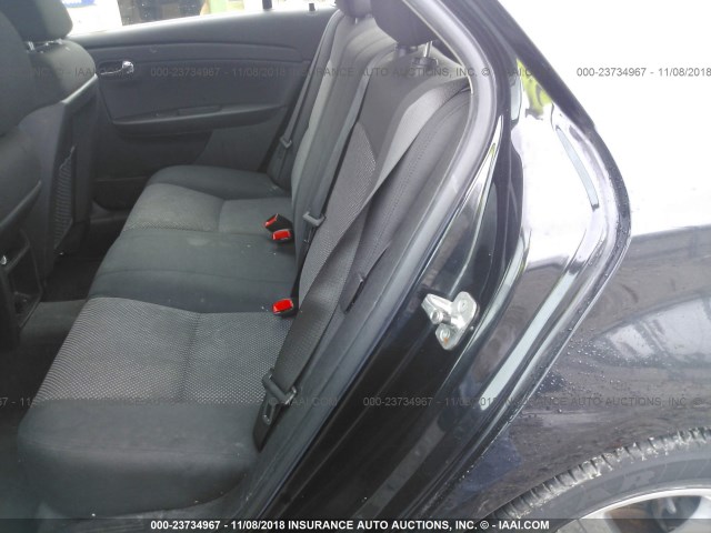 1G1ZH57BX9F256363 - 2009 CHEVROLET MALIBU 1LT BLACK photo 8