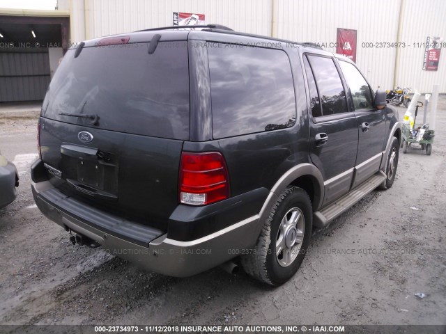 1FMRU17W84LA09492 - 2004 FORD EXPEDITION EDDIE BAUER GREEN photo 4