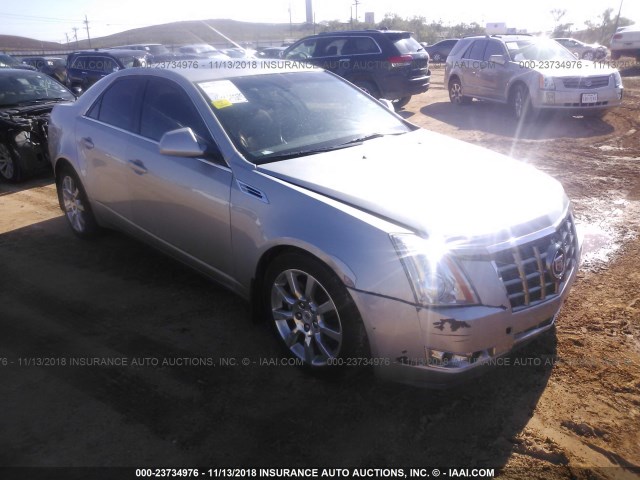 1G6DP57V880112491 - 2008 CADILLAC CTS HI FEATURE V6 SILVER photo 1