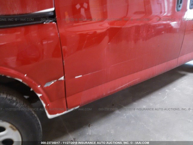 1GCSGAFX5B1146647 - 2011 CHEVROLET EXPRESS G1500  RED photo 6