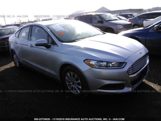 3FA6P0G73GR374675 - 2016 FORD FUSION S SILVER photo 1