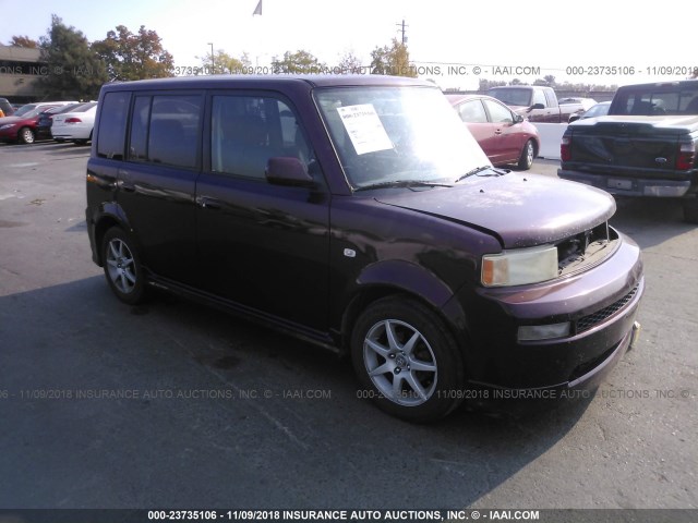 JTLKT324464040542 - 2006 TOYOTA SCION XB ბურგუნდია ფოტო 1