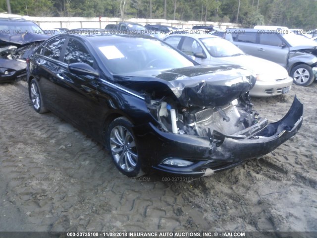 5NPEC4AC5BH266813 - 2011 HYUNDAI SONATA SE/LIMITED BLACK photo 1