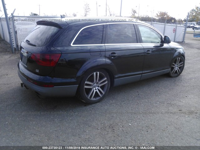 WA1AV74L77D060695 - 2007 AUDI Q7 4.2 QUATTRO BLACK photo 4