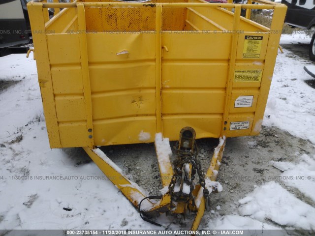 1B9US1218F1245291 - 2015 UTILITY TRAILER YELLOW photo 6