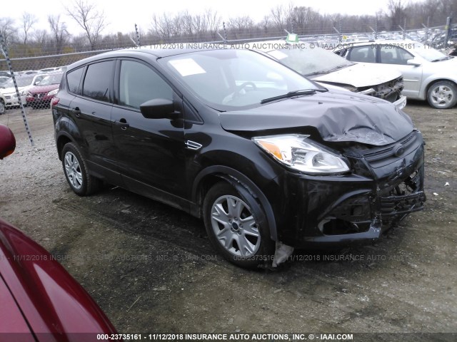 1FMCU0F75FUA38472 - 2015 FORD ESCAPE S BLACK photo 1