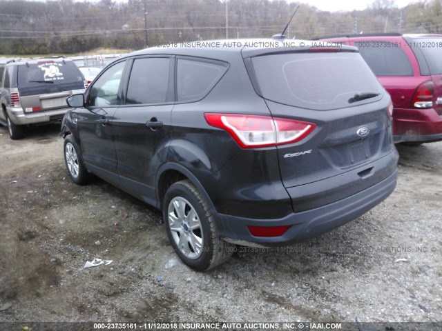 1FMCU0F75FUA38472 - 2015 FORD ESCAPE S BLACK photo 3