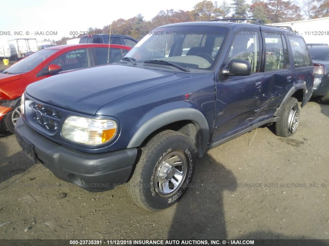 1FMDU72X9YZB78629 - 2000 FORD EXPLORER XLS BLUE photo 2