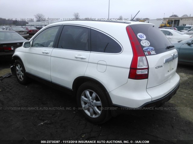 5J6RE48739L027183 - 2009 HONDA CR-V EXL WHITE photo 3