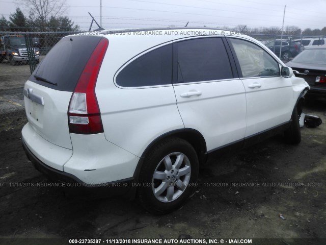 5J6RE48739L027183 - 2009 HONDA CR-V EXL WHITE photo 4