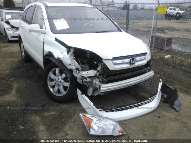 5J6RE48739L027183 - 2009 HONDA CR-V EXL WHITE photo 6