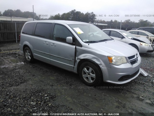 2D4RN3DG7BR628084 - 2011 DODGE GRAND CARAVAN MAINSTREET SILVER photo 1