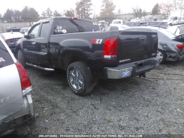 1GTR2WE71DZ295413 - 2013 GMC SIERRA K1500 SLT BLACK photo 3