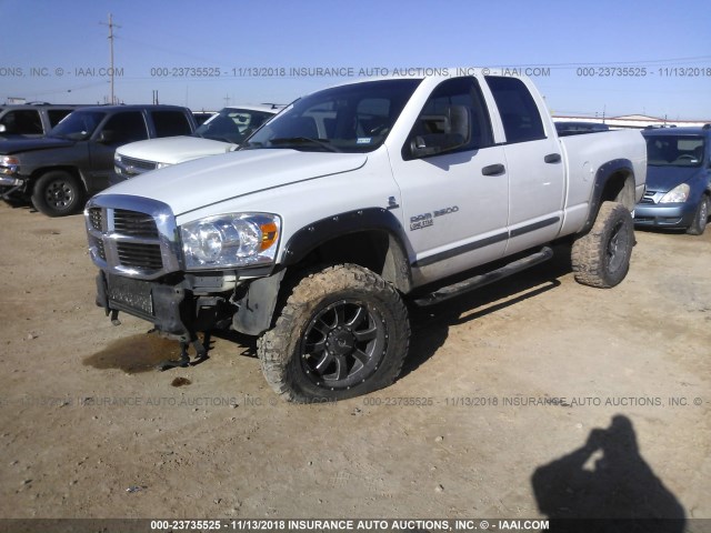 1D7KS28C56J234088 - 2006 DODGE RAM 2500 ST/SLT WHITE photo 2