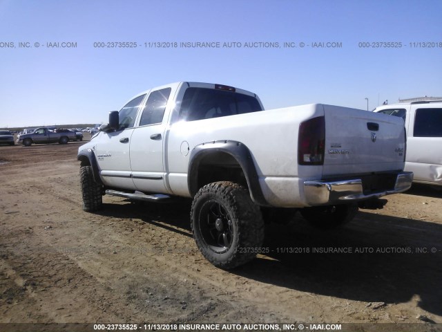 1D7KS28C56J234088 - 2006 DODGE RAM 2500 ST/SLT WHITE photo 3