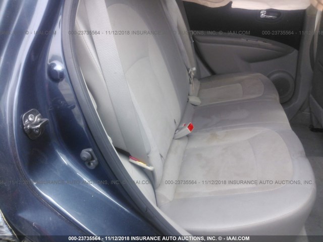 JN8AS5MT2DW031628 - 2013 NISSAN ROGUE S/SV BLUE photo 8