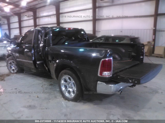 1C6RR6NT2HS776110 - 2017 RAM 1500 LARAMIE Dark Blue photo 3