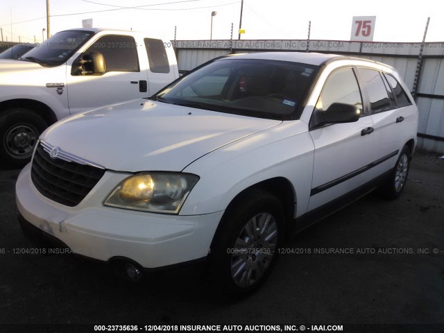 2C4GM48L85R556160 - 2005 CHRYSLER PACIFICA WHITE photo 2