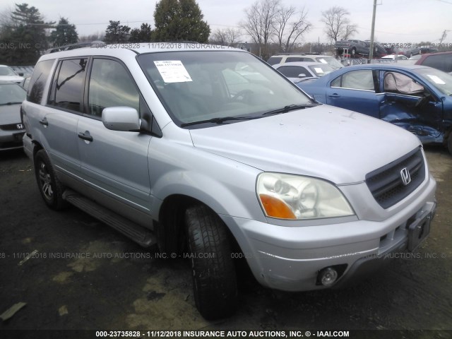2HKYF18513H598825 - 2003 HONDA PILOT EXL 银色 照片 1