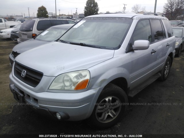 2HKYF18513H598825 - 2003 HONDA PILOT EXL 银色 照片 2