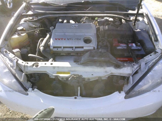 JTDBF32K850162067 - 2005 TOYOTA CAMRY LE/XLE/SE WHITE photo 10