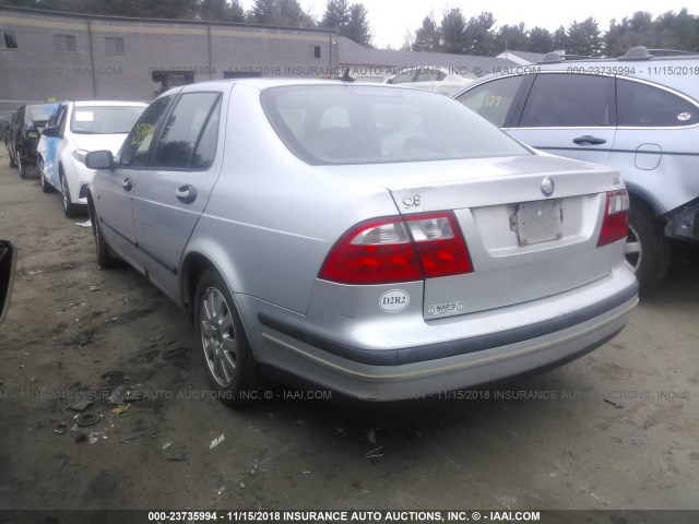 YS3EB49E833037752 - 2003 SAAB 9-5 LINEAR SILVER photo 3