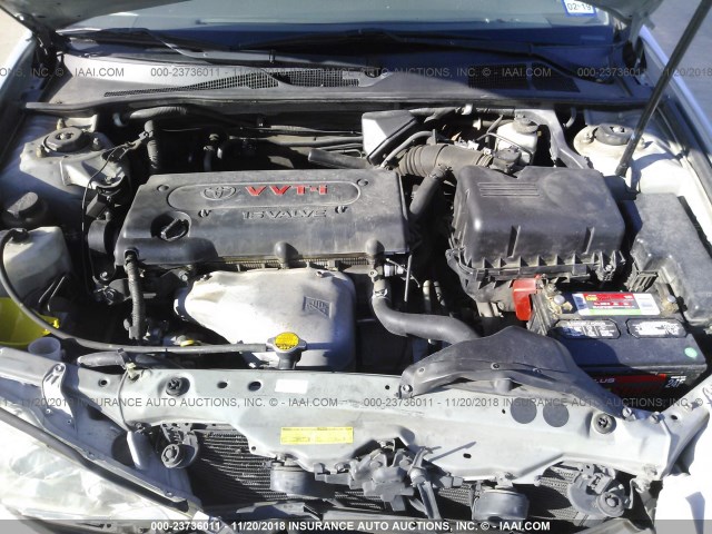 4T1BE32K45U008138 - 2005 TOYOTA CAMRY LE/XLE/SE SILVER photo 10