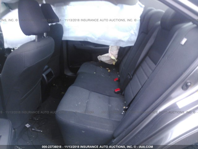 4T4BF1FK1GR575363 - 2016 TOYOTA CAMRY LE/XLE/SE/XSE GRAY photo 8