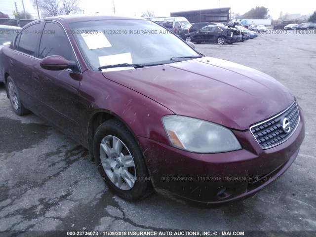 1N4AL11D16N450471 - 2006 NISSAN ALTIMA S/SL MAROON photo 1