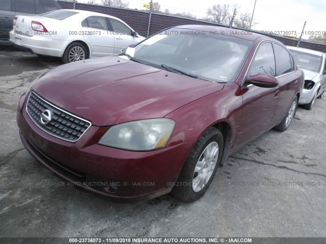 1N4AL11D16N450471 - 2006 NISSAN ALTIMA S/SL MAROON photo 2